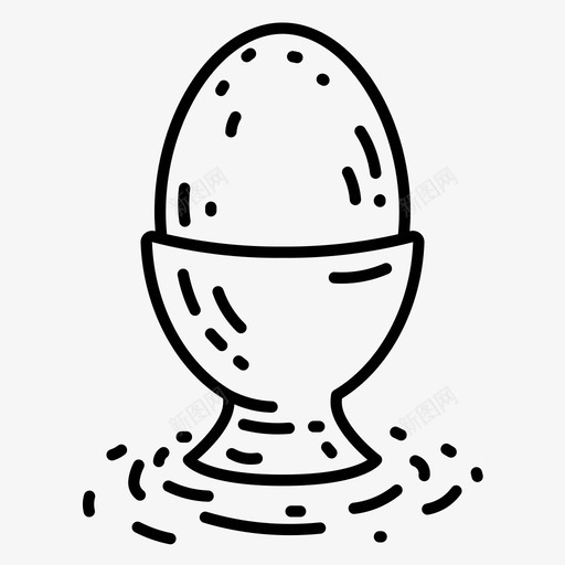 煮鸡蛋烹饪美味图标svg_新图网 https://ixintu.com 烹饪 煮鸡蛋 线路食物 美味 蛋杯 食物 餐厅