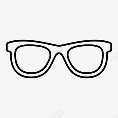 眼镜配镜图标图标