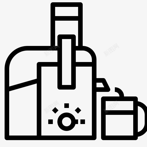 榨汁机设备电子设备图标svg_新图网 https://ixintu.com 榨汁机 电子设备 设备