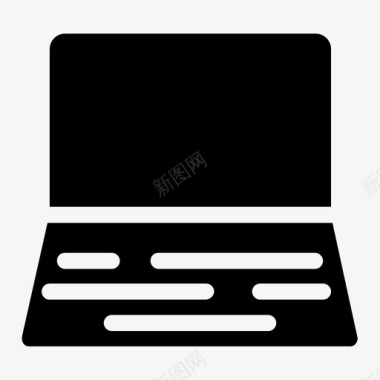 笔记本电脑显示器互联网图标图标