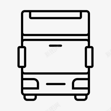 公共汽车汽车学校图标图标