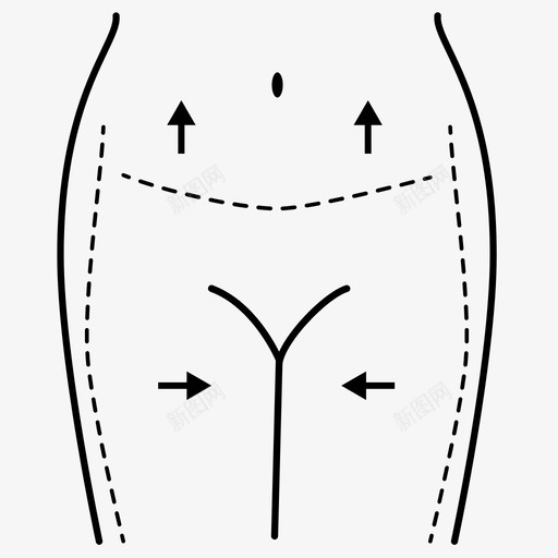 吸脂整形外科图标svg_新图网 https://ixintu.com 吸脂 外科 整形