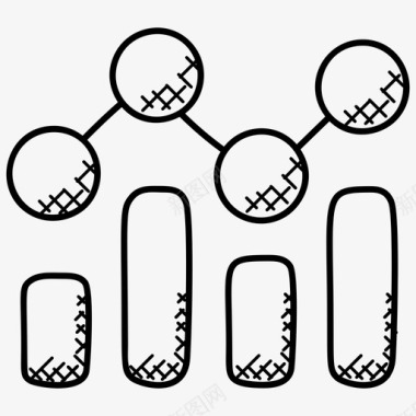 条形图银行报告财务图图标图标