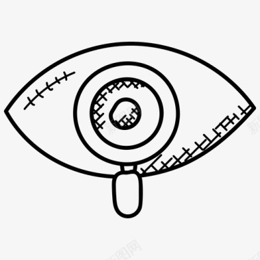 眼睛身体部分视力图标图标