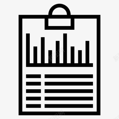 业务报告业务数据剪贴板图标图标