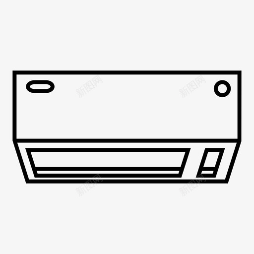 空调冷风便利设施图标svg_新图网 https://ixintu.com 便利设施 冷风 空调