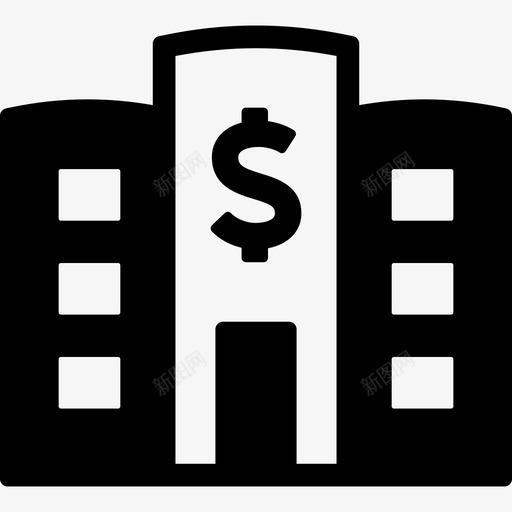 联邦银行商业商业和金融图标svg_新图网 https://ixintu.com 商业 商业和金融 联邦银行