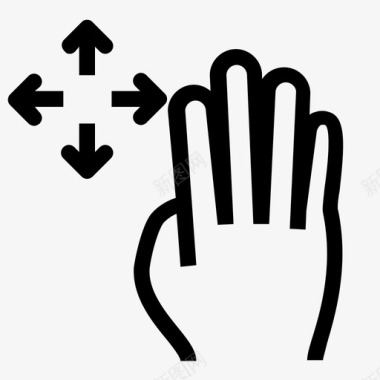 gesture_3f-drag图标
