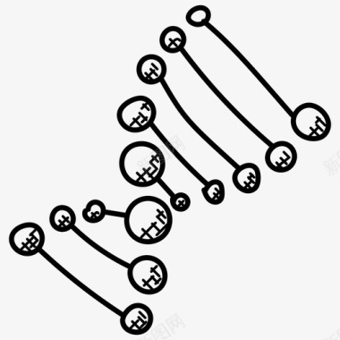 螺旋dna生物技术螺旋图标图标