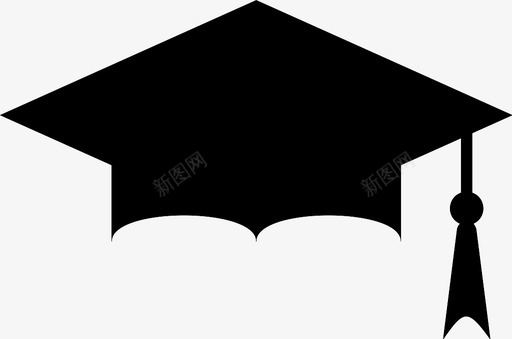 毕业帽帽子教育图标图标