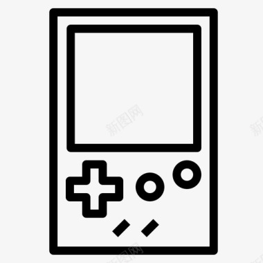 便携式游戏游戏机手持游戏机图标图标