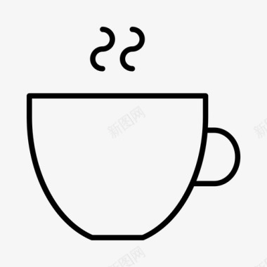 咖啡杯咖啡馆饮料图标图标