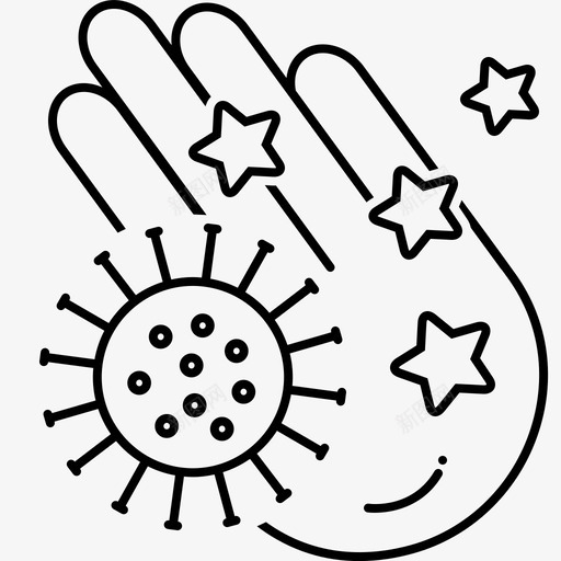 安全清洁保存图标svg_新图网 https://ixintu.com 保存 保护 安全 清洁 细菌