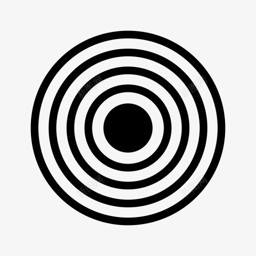 圆圈目标点图标svg_新图网 https://ixintu.com 位置 圆圈 数学 点 目标 雷达