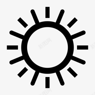 太阳黎明白天图标图标