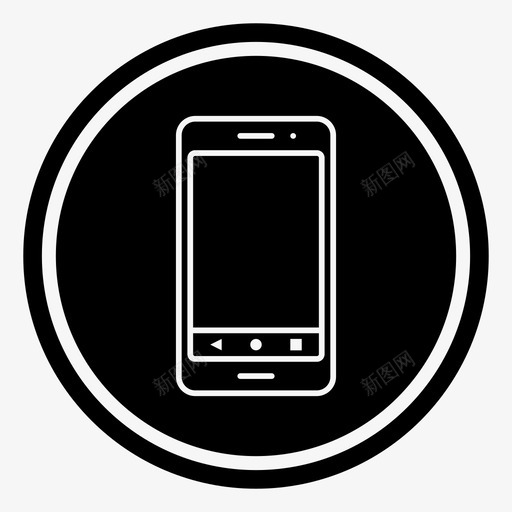 安卓手机手机iphone图标svg_新图网 https://ixintu.com iphone 安卓手机 手机 手机状态 智能手机