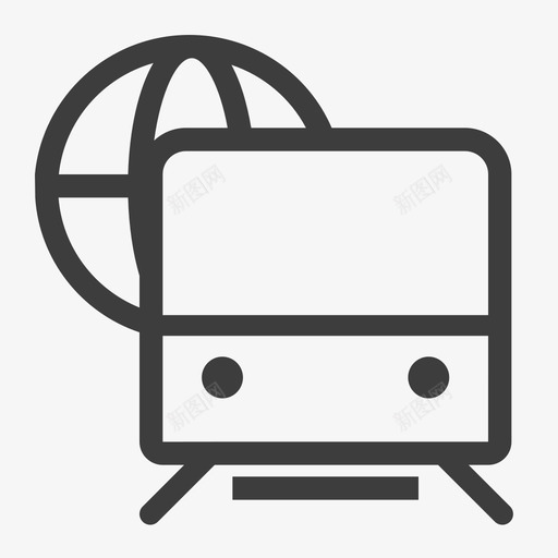 国际火车票svg_新图网 https://ixintu.com 国际火车票