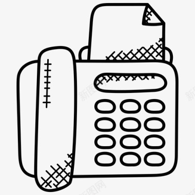 固定电话通话通讯图标图标