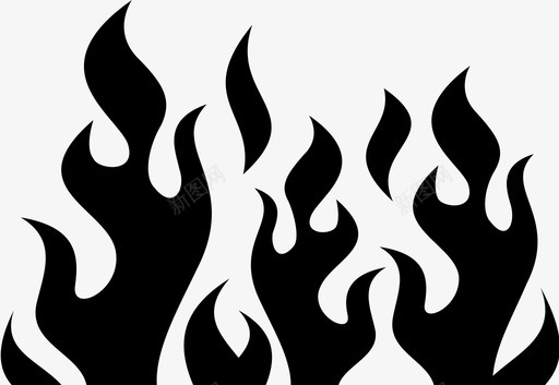 燃烧火焰地狱图标图标