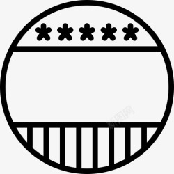 工人徽章徽章劳工星星图标高清图片