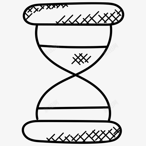 沙漏古代计时器鸡蛋计时器图标svg_新图网 https://ixintu.com 办公室涂鸦图标 古代计时器 沙子计时器 沙漏 鸡蛋计时器