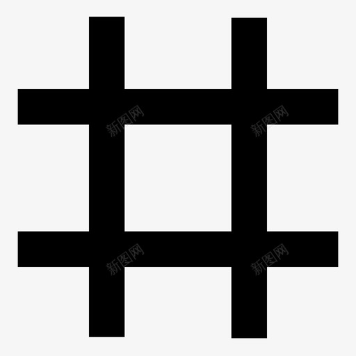 标签网格数字图标svg_新图网 https://ixintu.com tictactoe 形状 数字 数字符号 标签 网格