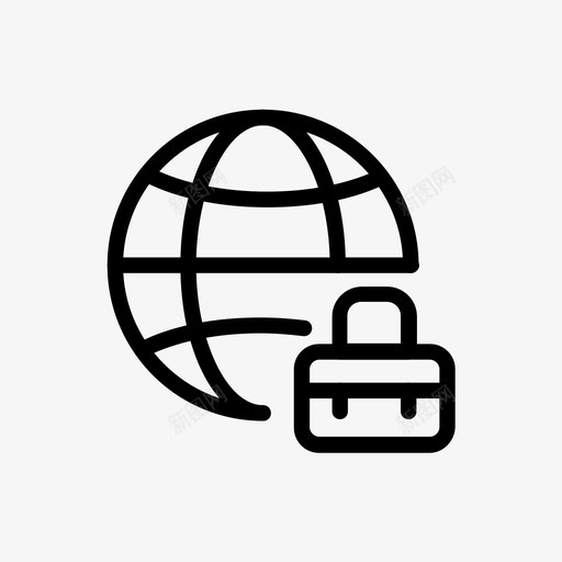 全球案例互联网图标svg_新图网 https://ixintu.com 互联网 全球 安全 投资组合 案例 集合网络