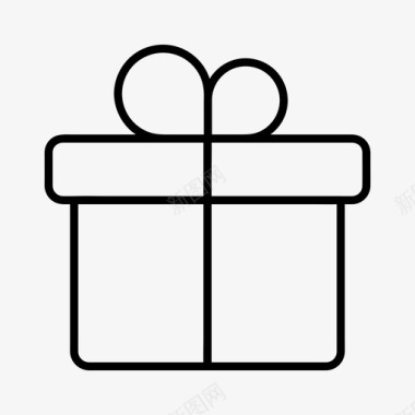 礼物盒子庆祝活动图标图标