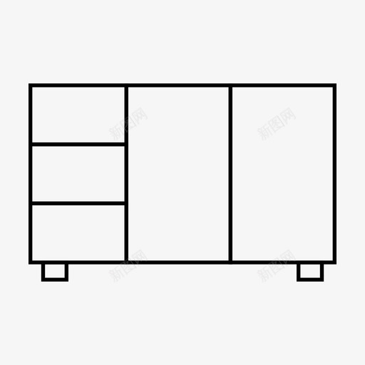 家具箱子室内图标svg_新图网 https://ixintu.com 室内 家具 家用设备 木制 箱子 衣柜