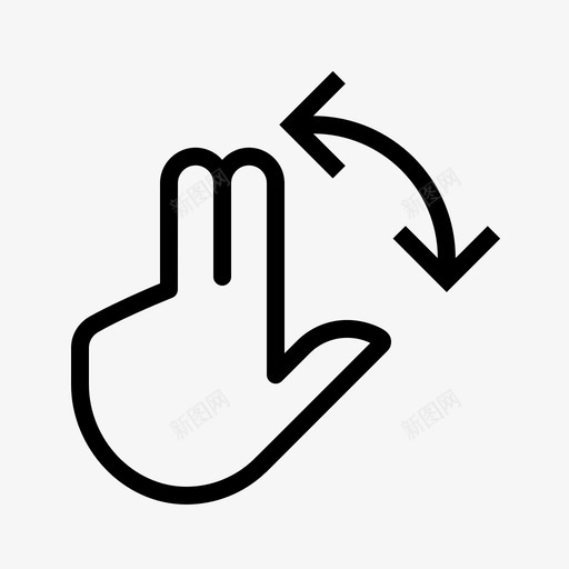 fingers rotate 02.1svg_新图网 https://ixintu.com fingers rotate 02.1