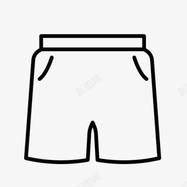 短裤泳衣泳裤图标图标