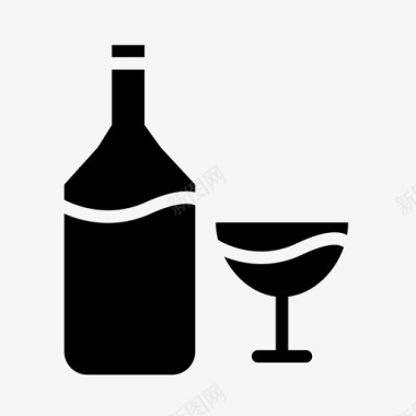饮料酒聚会图标图标