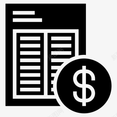 业务报表业务单据财务数据图标图标