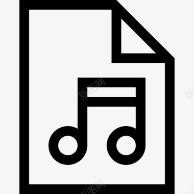 音乐文件文件声音图标图标