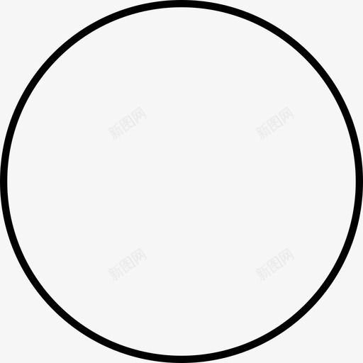圆形几何体形状图标svg_新图网 https://ixintu.com 几何体 几何体圆形圆形形状 圆形 形状