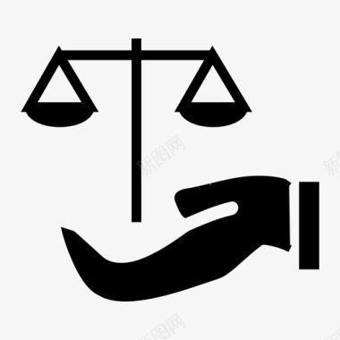 正义法律安全图标图标