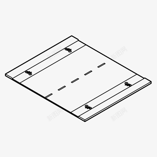 道路自行车道路段图标svg_新图网 https://ixintu.com 交通 自行车道 街道 路段 路线 道路