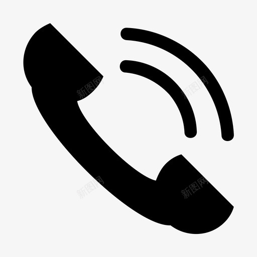 电话谈话技术图标svg_新图网 https://ixintu.com 技术 电话 谈话