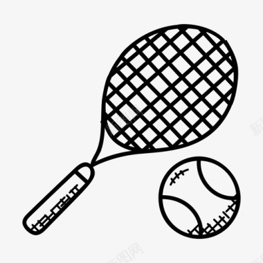 长网球球户外游戏图标图标