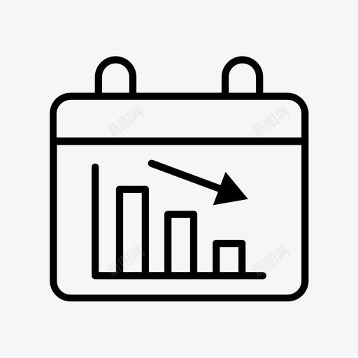 日历日期减少图标svg_新图网 https://ixintu.com 减少 图表第2卷 日历 日期