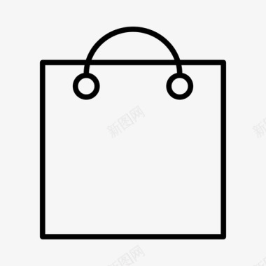 采购袋购物袋配件图标图标