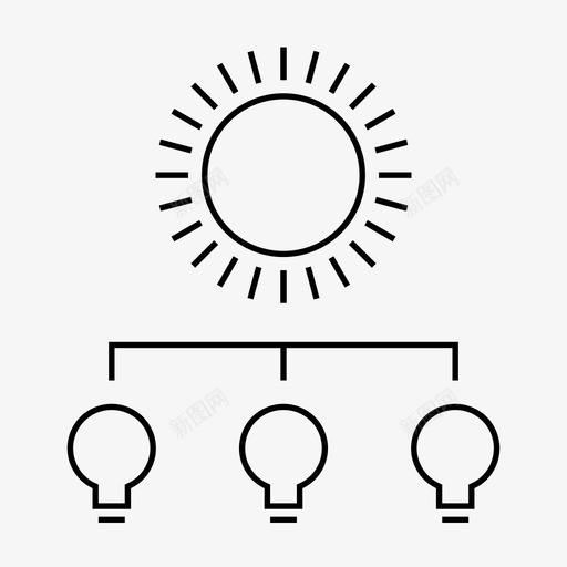 太阳能能源太阳能板图标svg_新图网 https://ixintu.com 太阳能 太阳能板 太阳能系统 能源 自然和生态