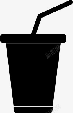 饮料杯快餐塑料杯图标图标