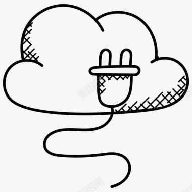 云插件云托管云服务图标图标