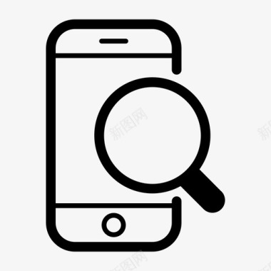 移动搜索移动电话智能手机图标图标