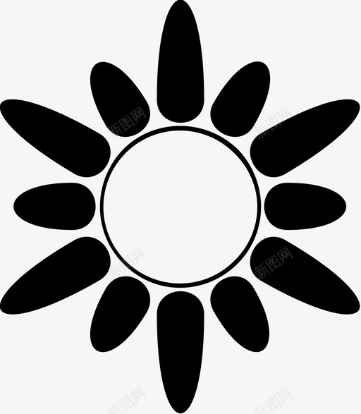 太阳阳光春天图标svg_新图网 https://ixintu.com 夏天 太阳 太阳升起 春天 阳光