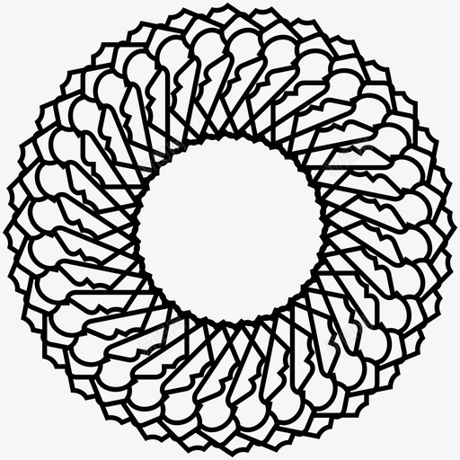 吉洛切圆装饰图标svg_新图网 https://ixintu.com 元素 吉洛切 吉洛切元素20 圆 对称 螺旋图 装饰