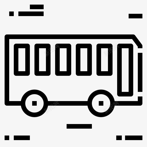 公共汽车旅游交通图标svg_新图网 https://ixintu.com 交通 公共汽车 旅游