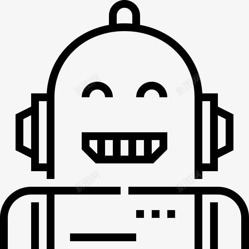 情感机器人人工下一个大事未来线图标svg_新图网 https://ixintu.com 下一个大事未来线 人工 情感机器人