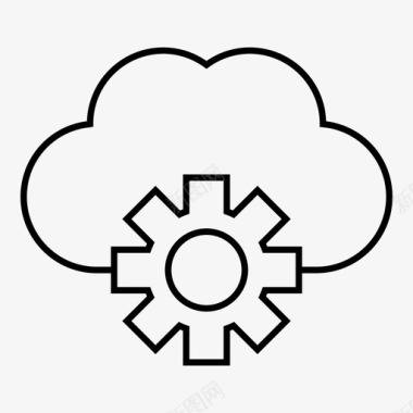 云设置设备图标图标